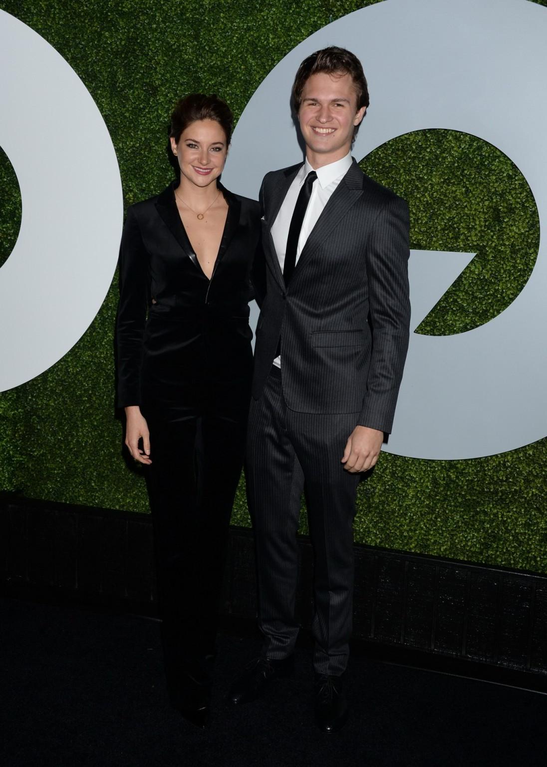 16P Shailene Woodley showing cleavage at the 2014 GQ Men Of The Year Party in LA