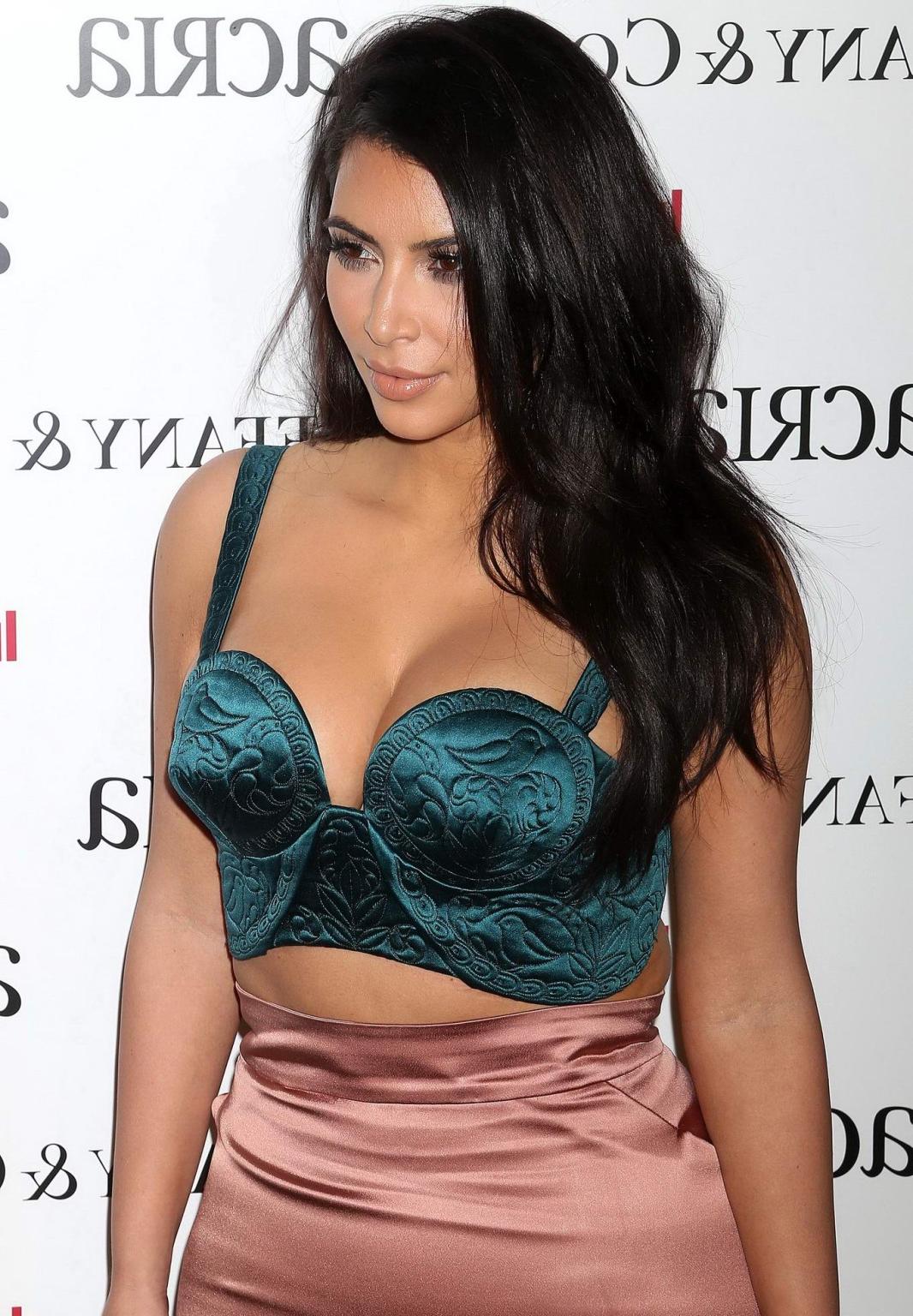 10P Kim Kardashian showing huge cleavage at ACRIAs 19th Annual Holiday Dinner Benefi