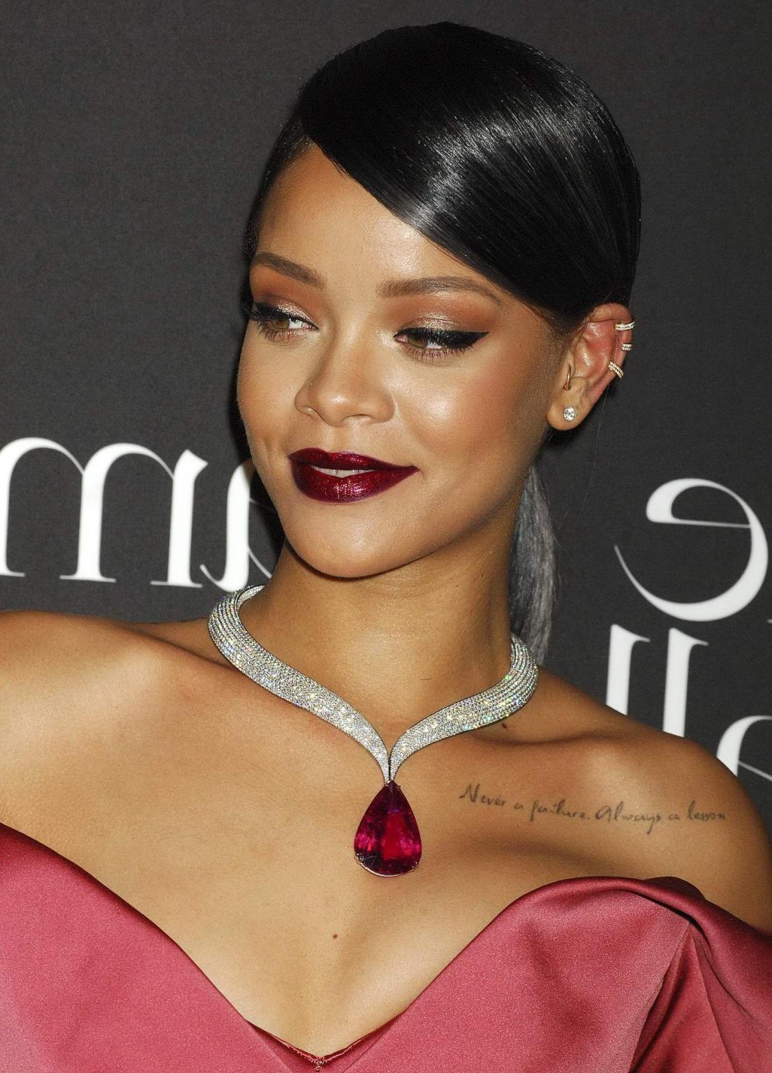 9P Rihanna showing huge cleavage for the 1st Annual Diamond Ball at The Vineyard in