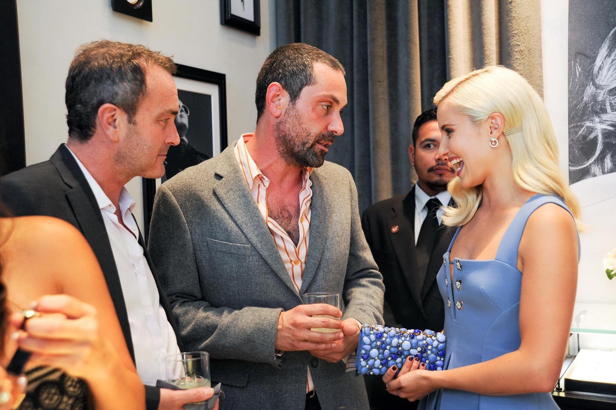 16P Dianna Agron showing cleavage at Extremely Piaget launch event in Bevery Hils