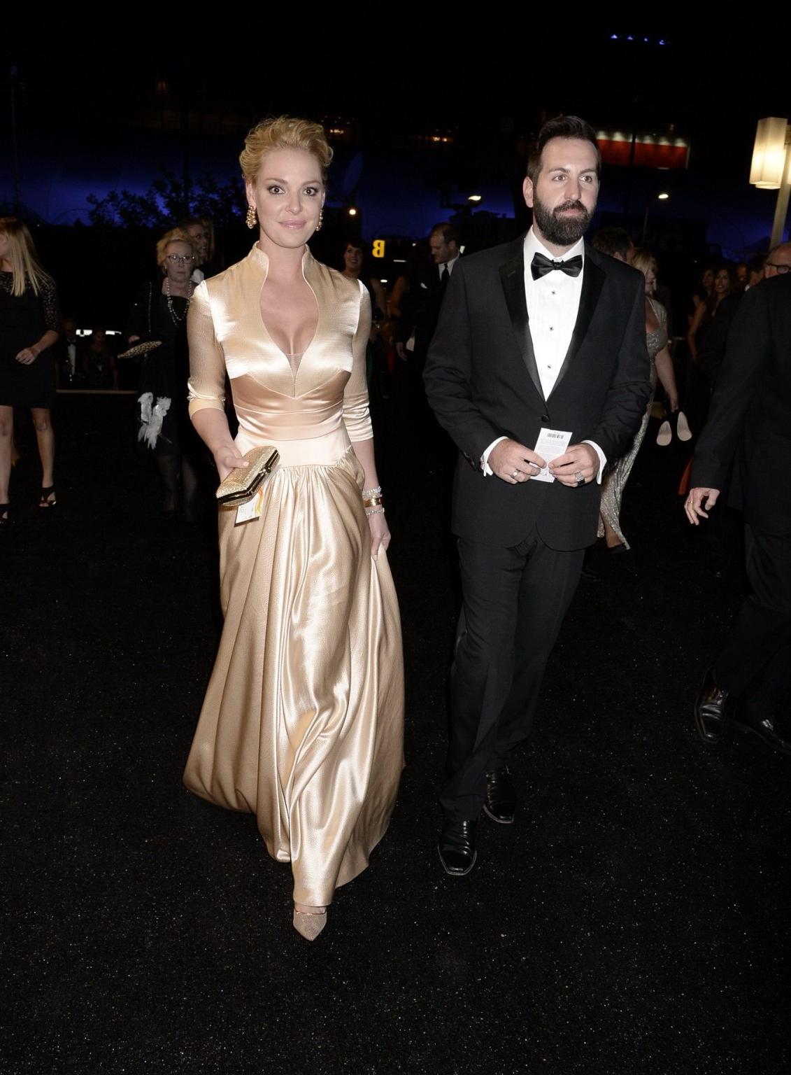 16P Katherine Heigl showing huge cleavage at the 66th Annual Primetime Emmy Awards i