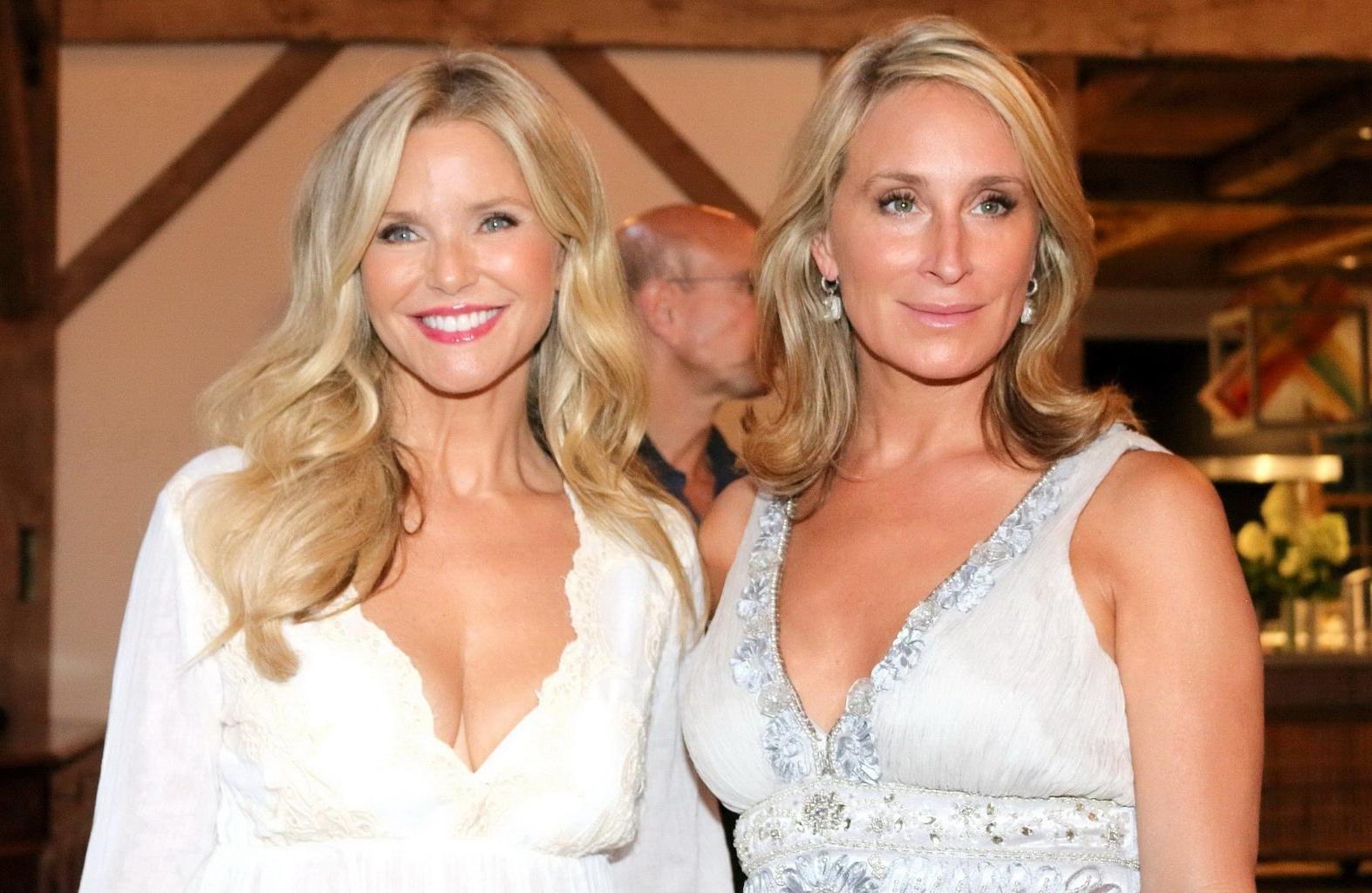 16P Christie Brinkley showing huge cleavage at the Celebration of The Childrens Just