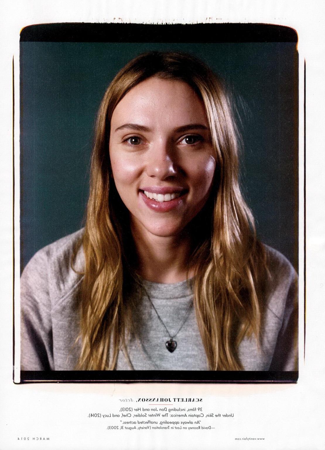 16P Scarlett Johansson showing huge cleavage in Vanity Fair photoshoot