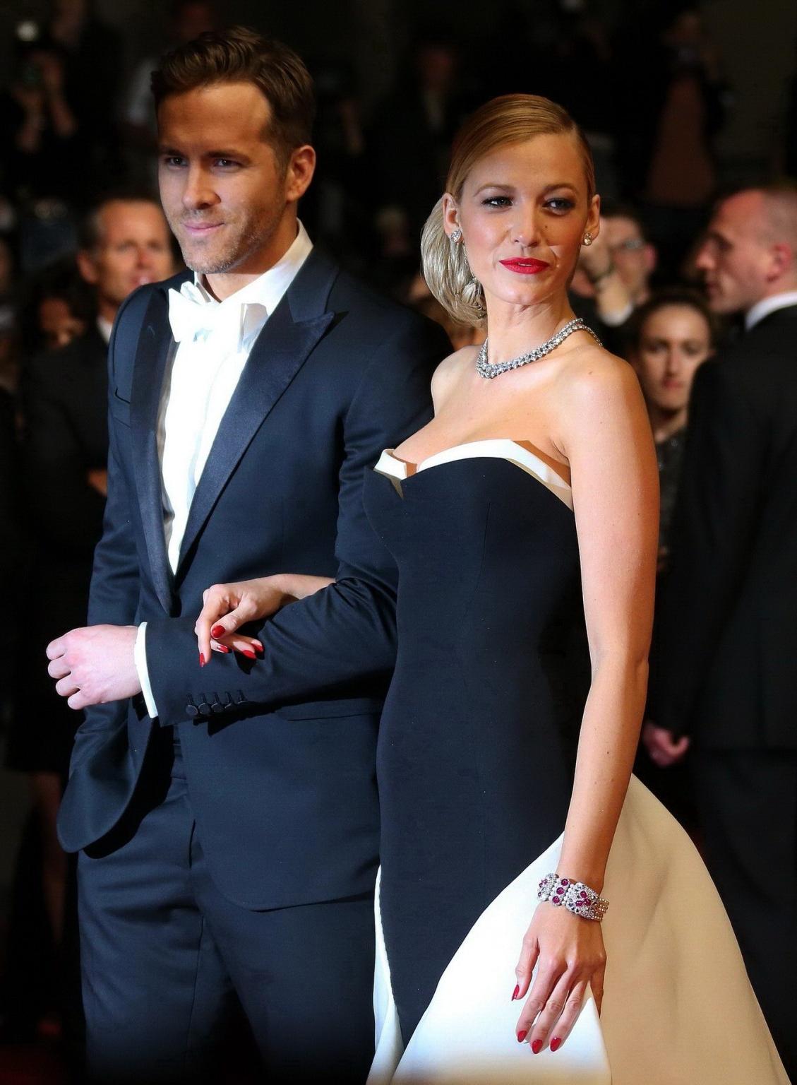 16P Blake Lively showing huge cleavage at the Captives premiere in Cannes