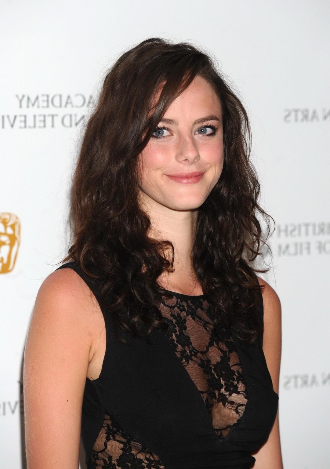 16P Kaya Scodelario braless showing cleavage and pokies in tiny black mini dress at 