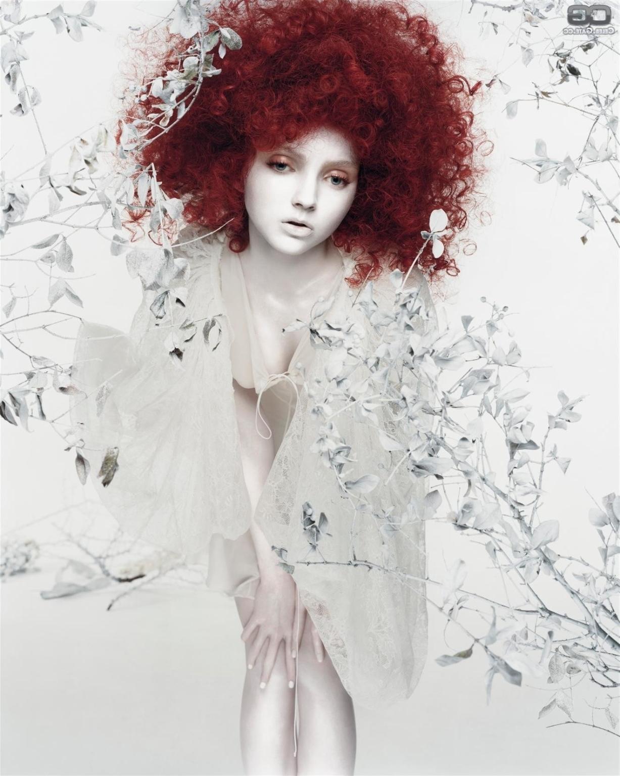 11P Sexy naked Pics of redhead British Celeb Lily Cole