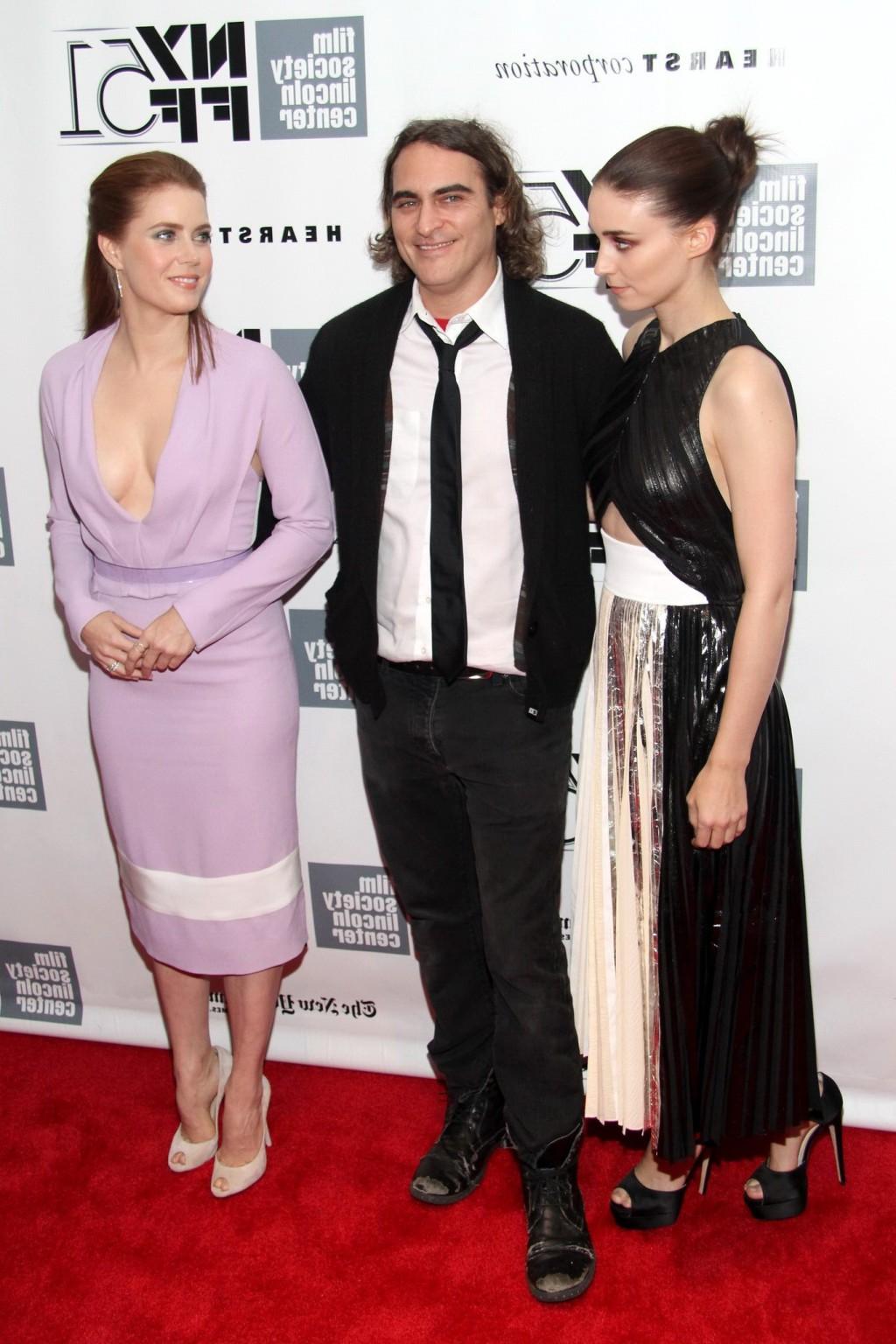 16P Amy Adams showing huge cleavage for the closing night gala presentation of 'Her'