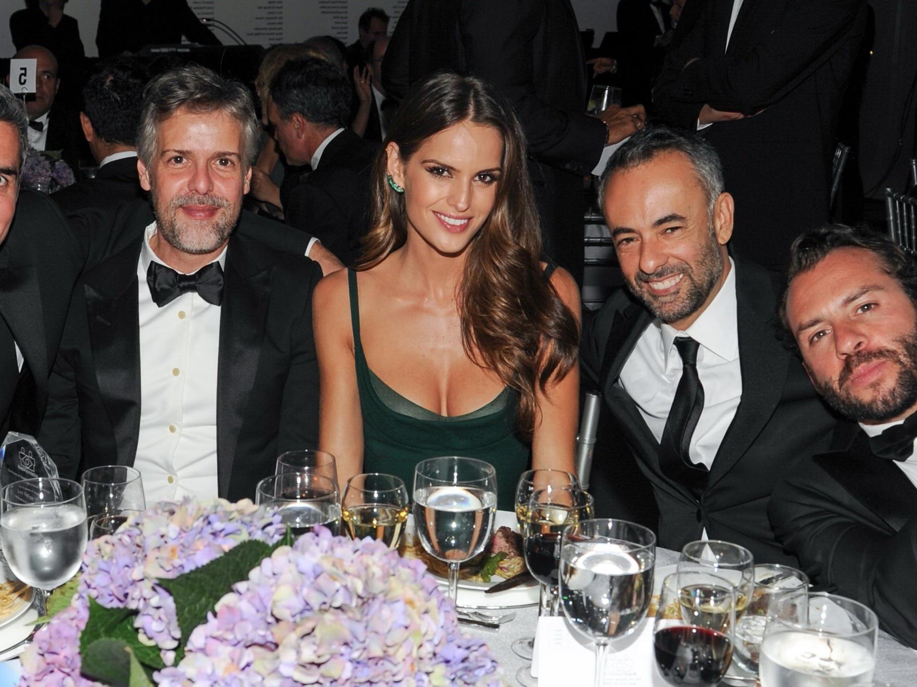 16P Izabel Goulart showing huge cleavage at the 11th BrazilFoundation NYC Gala in NY
