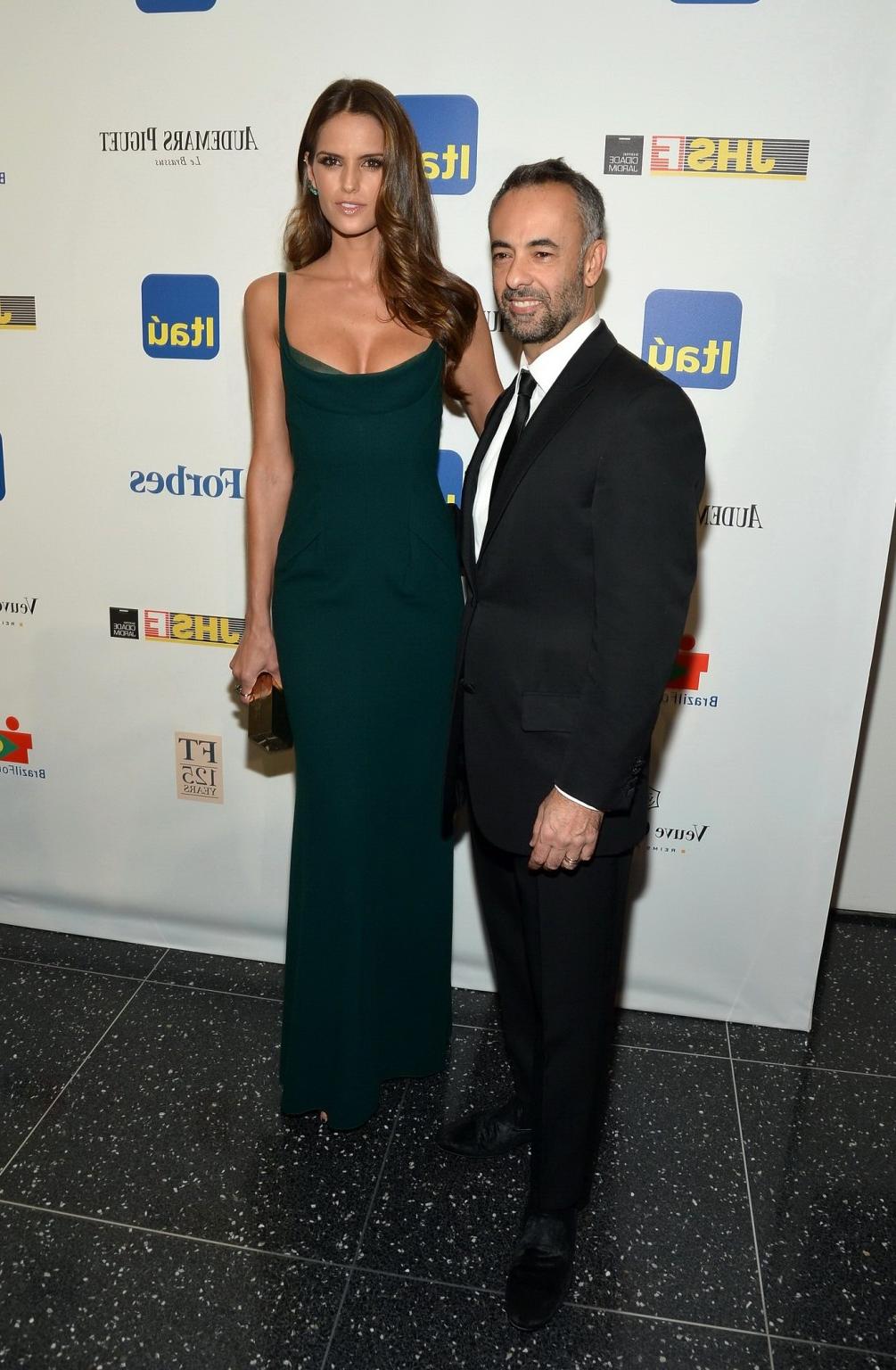 16P Izabel Goulart showing huge cleavage at the 11th BrazilFoundation NYC Gala in NY