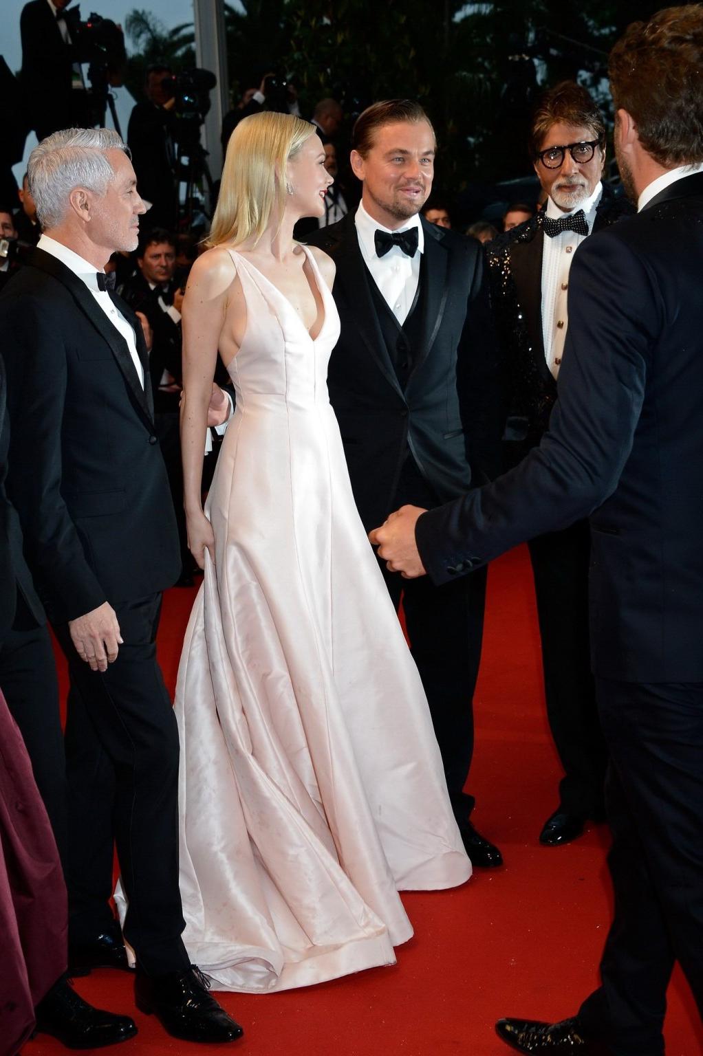 16P Busty Carey Mulligan showing side boob  cleavage at the 66th annual Cannes Film 