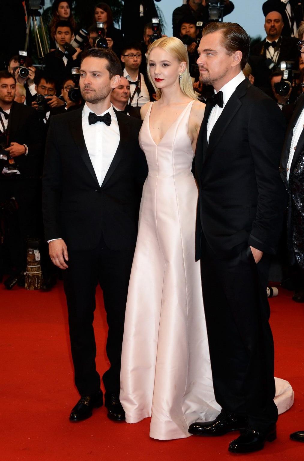 16P Busty Carey Mulligan showing side boob  cleavage at the 66th annual Cannes Film 