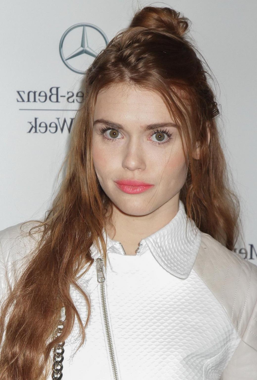 16P Holland Roden nipple slip outside the Chateau Marmont in West Hollywood