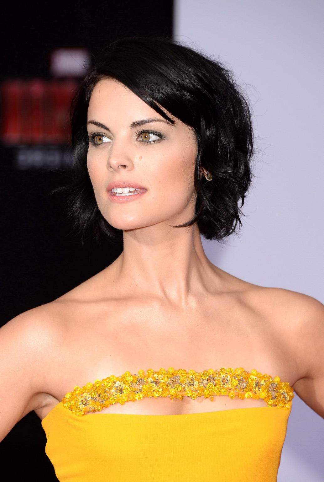 16P Jaimie Alexander showing cleavage at the 'Iron Man 3' premiere in Hollywood