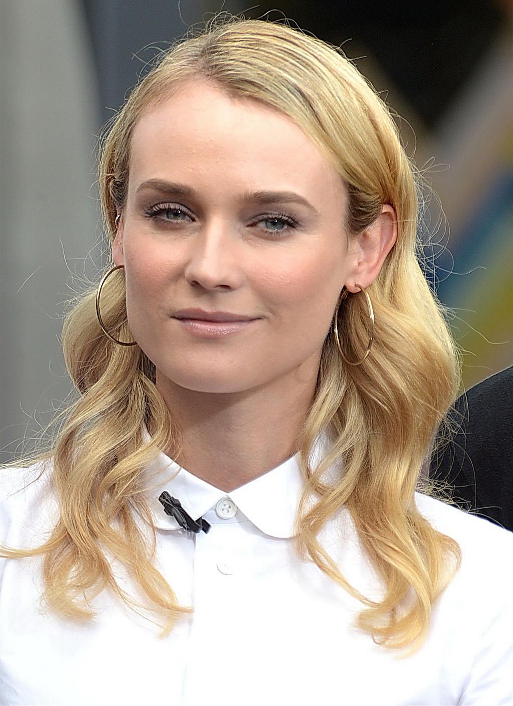 16P Diane Kruger wearing skimpy retro outfit at The Grove in Los Angeles