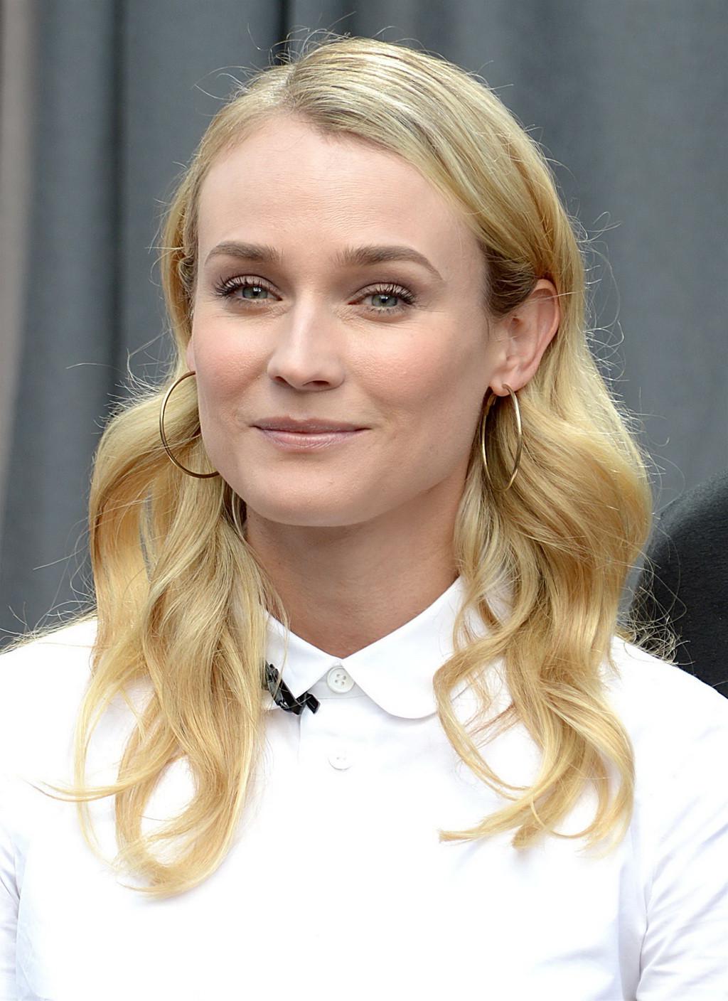 16P Diane Kruger wearing skimpy retro outfit at The Grove in Los Angeles