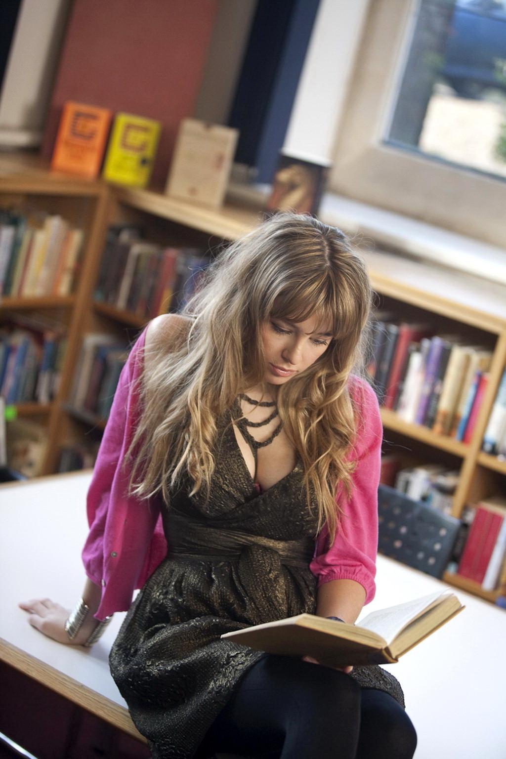 10P Keeley Hazell showing cleavage in hot 'Venus and The Sun' promos  stills