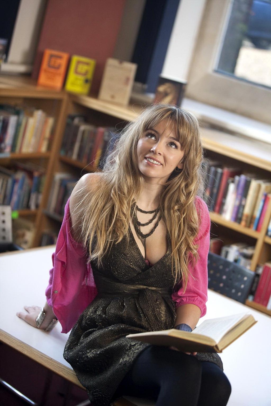 10P Keeley Hazell showing cleavage in hot 'Venus and The Sun' promos  stills