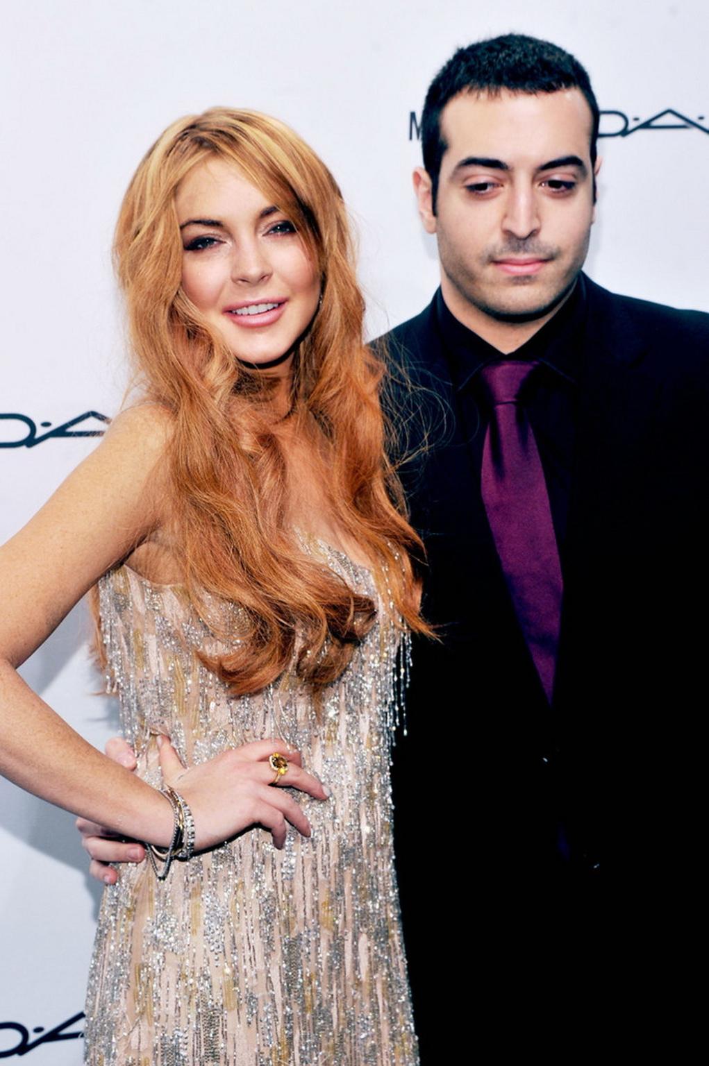 10P Lindsay Lohan showing huge cleavage at  amfAR New York Gala To Kick Off Fall 201