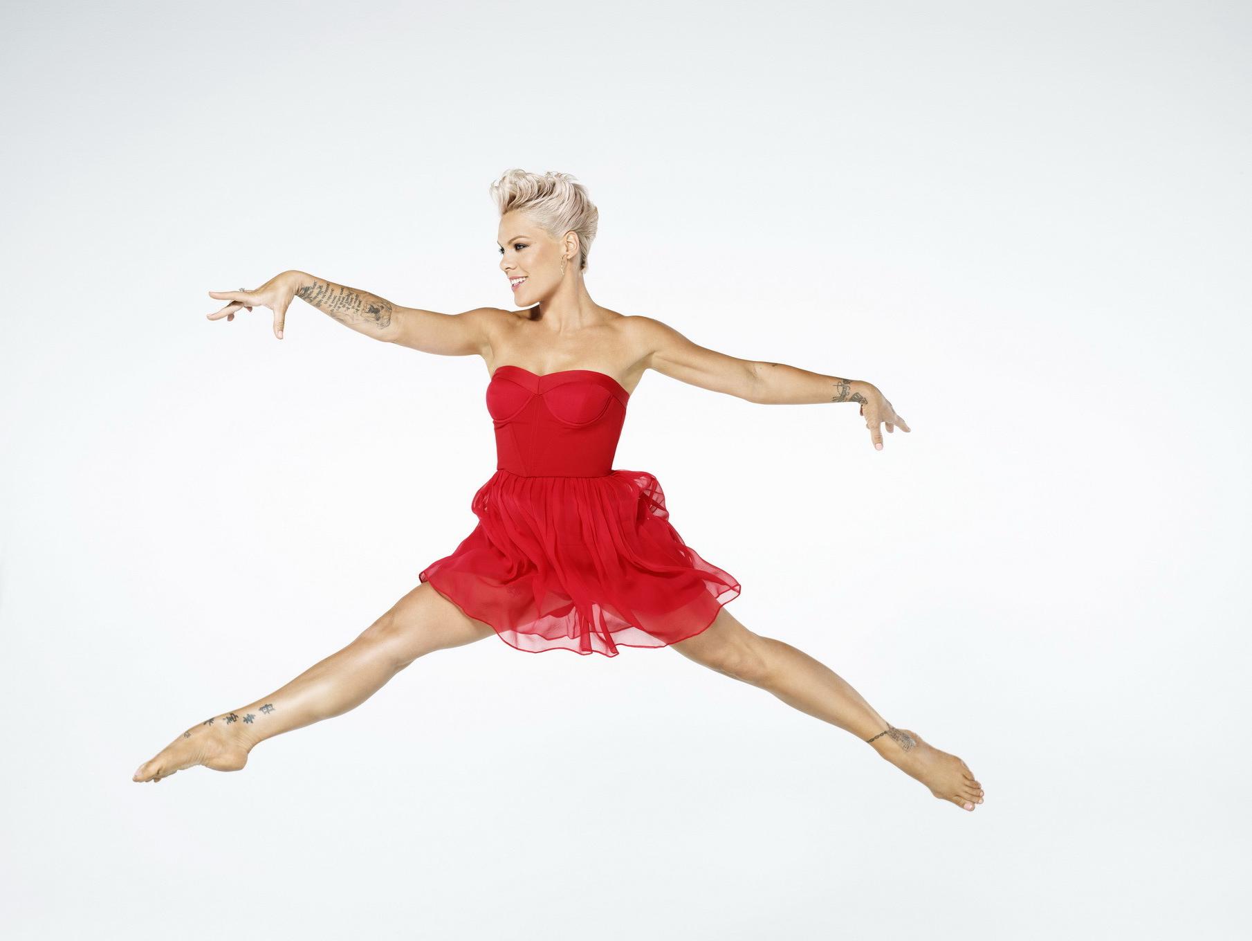 10P Pink shows off her fit body wearing the sports undies in 2012 Andrew Macpherson 