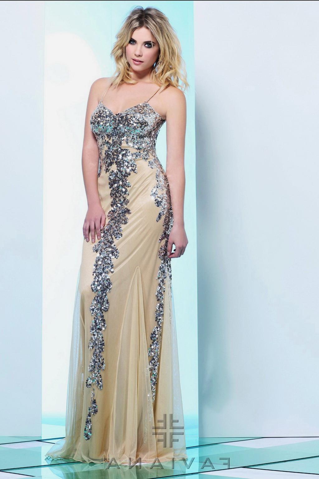 10P Ashley Benson showing big cleavage in sexy dresses for Faviana photoshoot