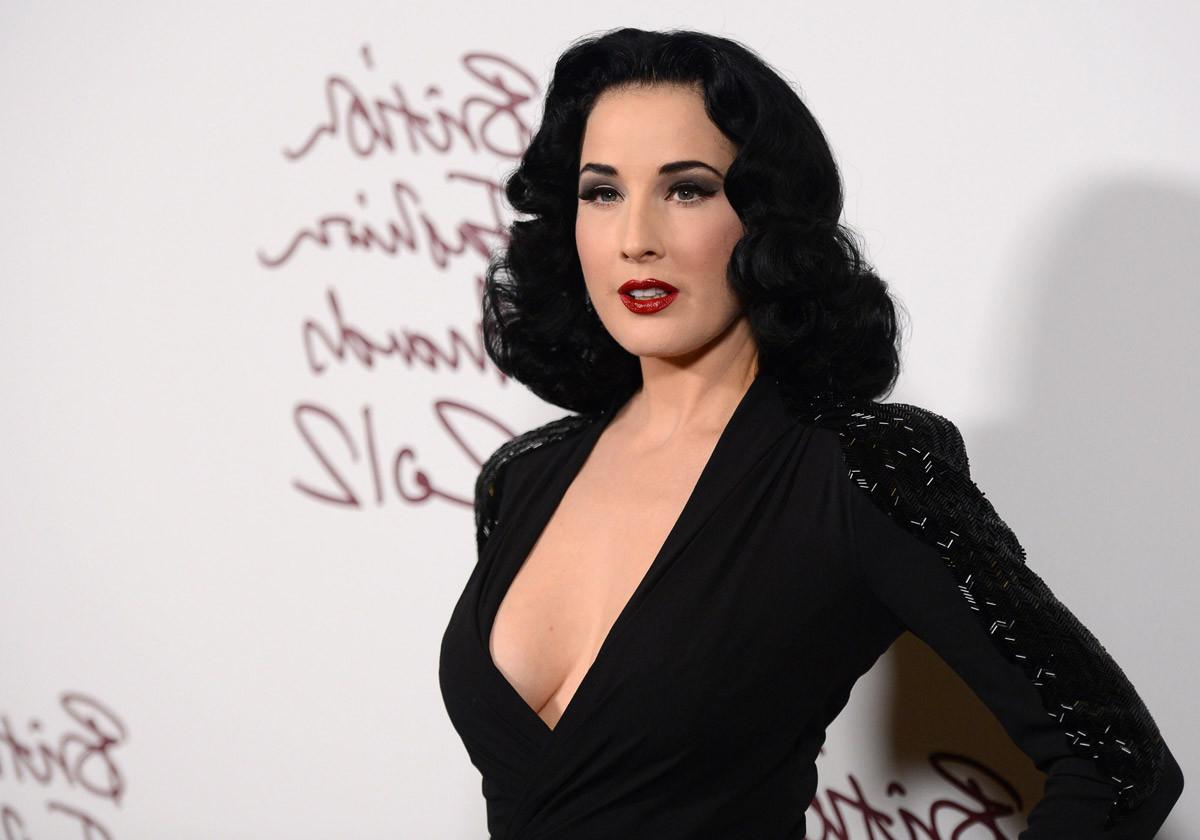 15P Dita von Teese at british fashion awards