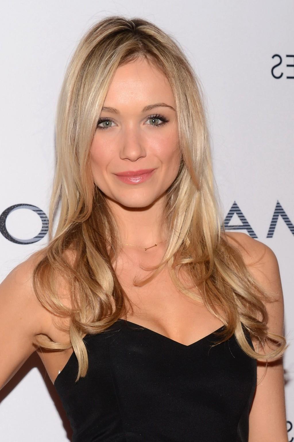 12P Katrina Bowden wearing tiny black top and lace mini skirt at16th Annual ACE awar