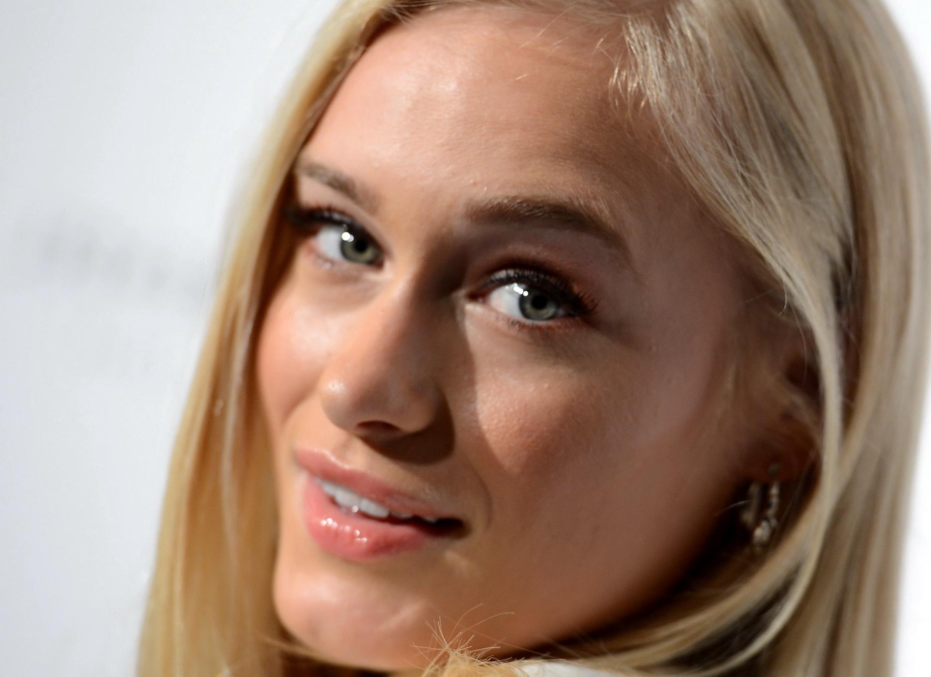8P Leven Rambin showing huge cleavage at  3rd Annual Autumn Party in West Hollywood