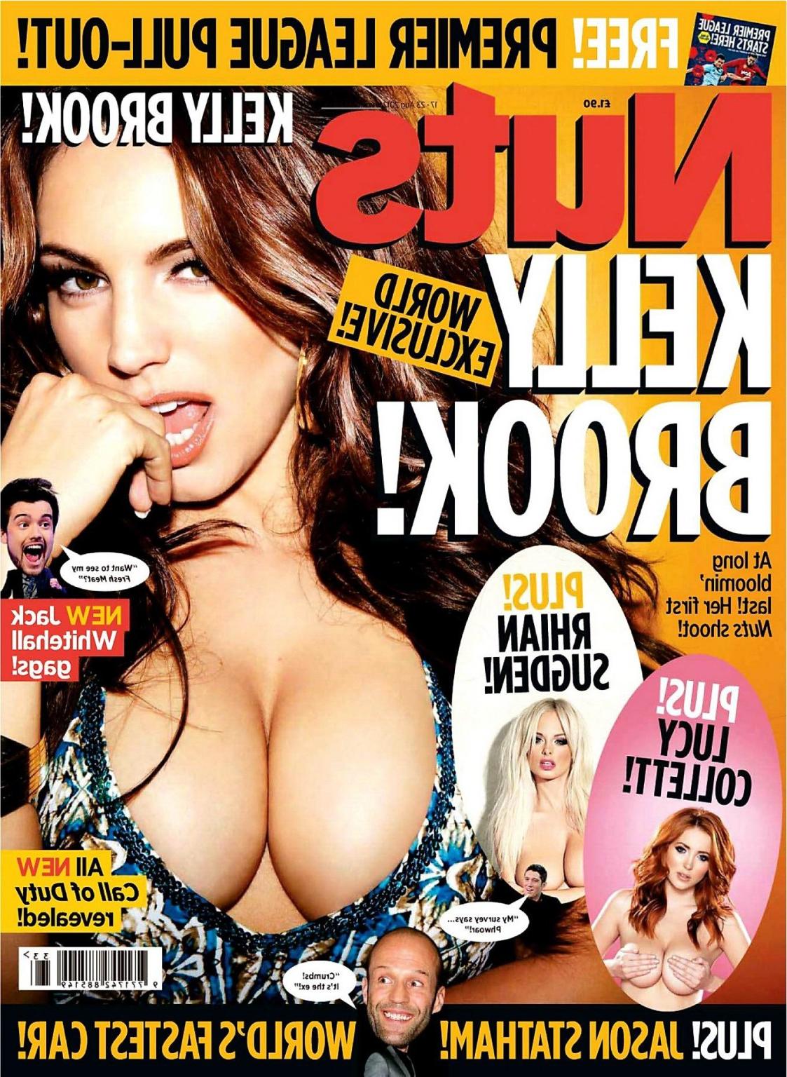 10P Kelly Brook showing huge cleavage in swimwear photoshoot for August 17-23 2012 i