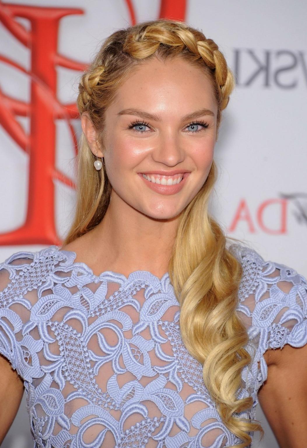 10P Candice Swanepoel showing off her boobs  ass in see through lace dress at 2012 C