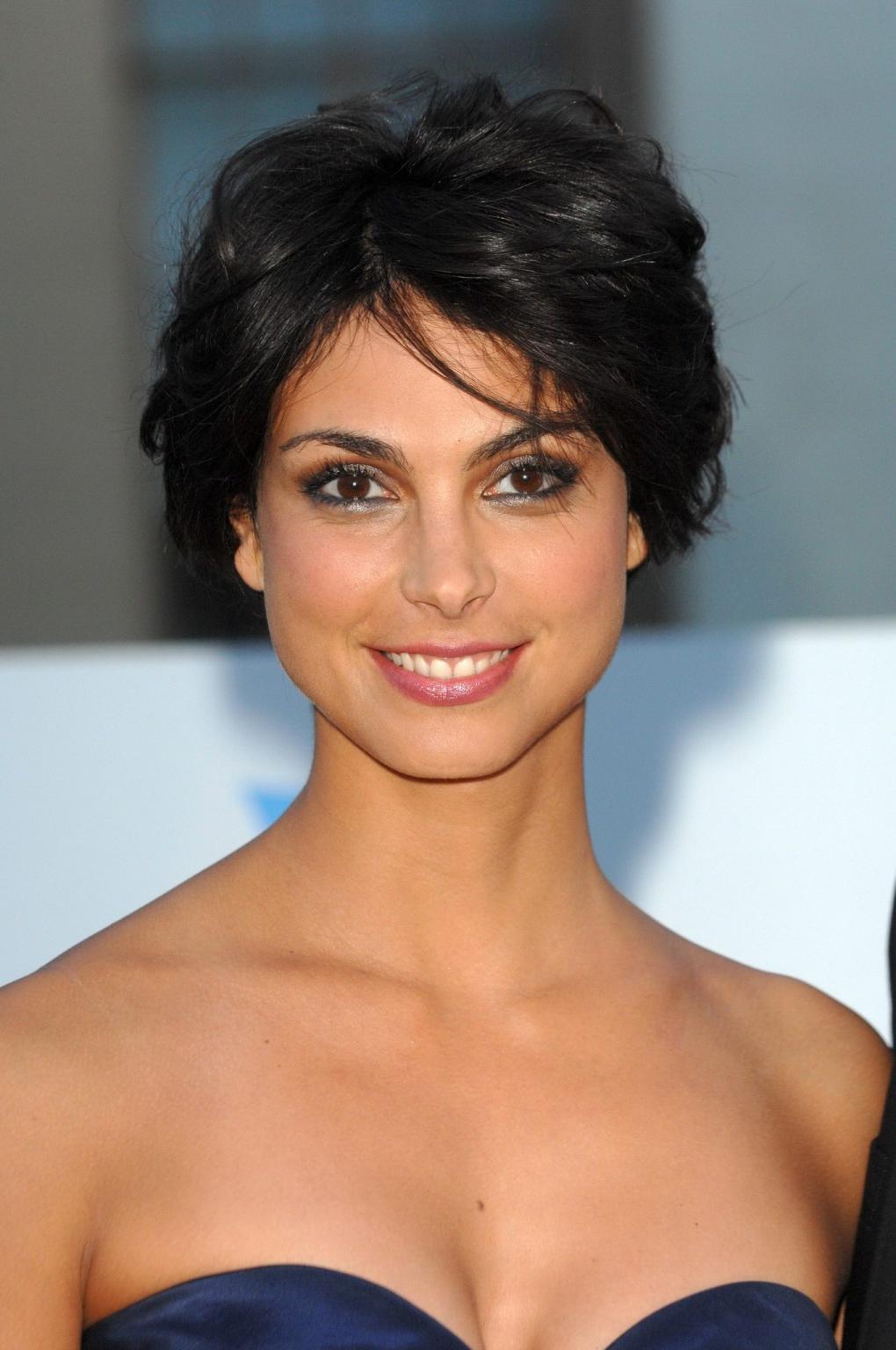 16P Morena Baccarin shows cleavage wearing a strapless dress at the Israel Film Fest