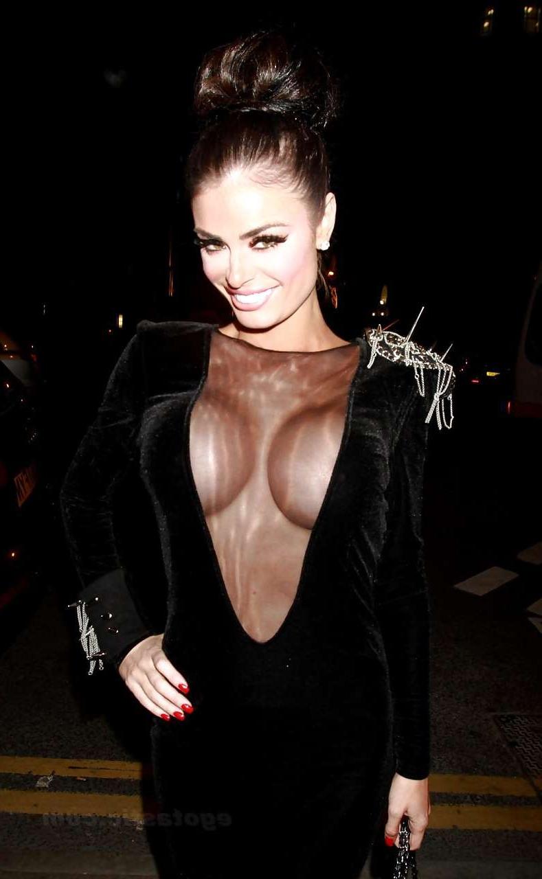 16P Chloe Sims nipple slip in see thru dress and sexy in bikini