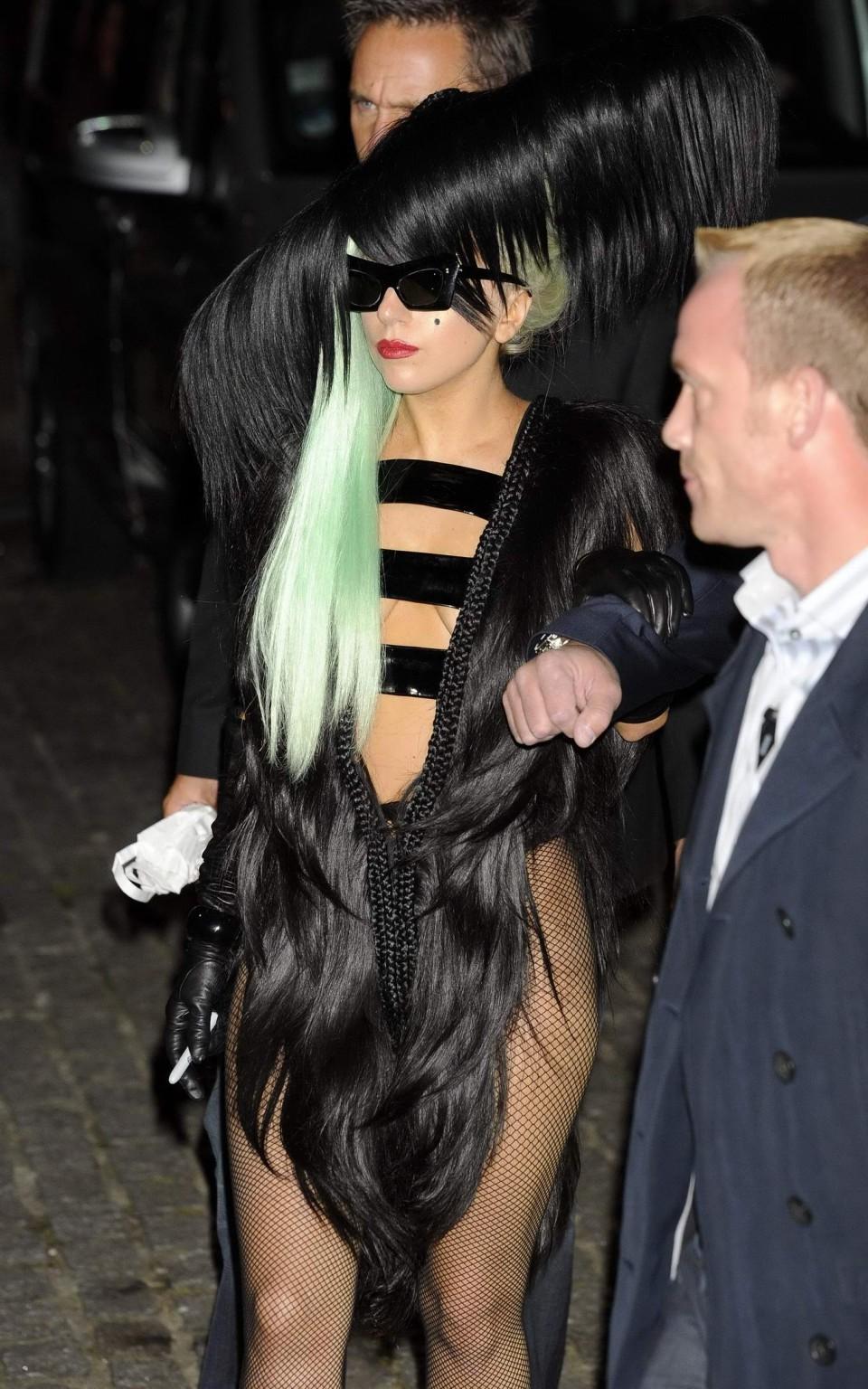16P Lady Gaga sighting in London wearing skimpy outfit