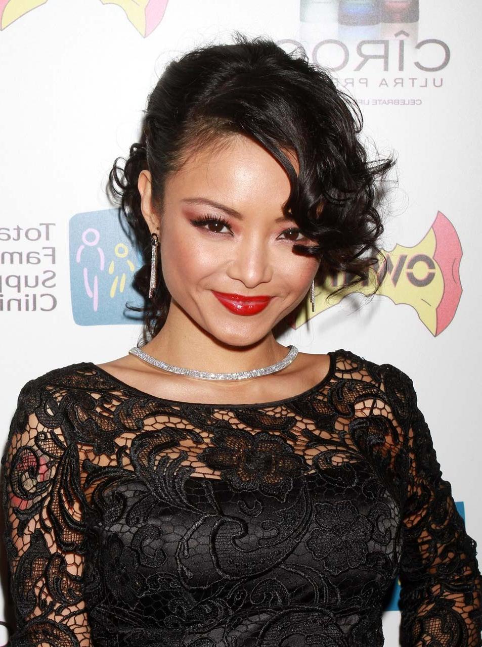 16P Tila Tequila showing big cleavage and leggy in mini skirt
