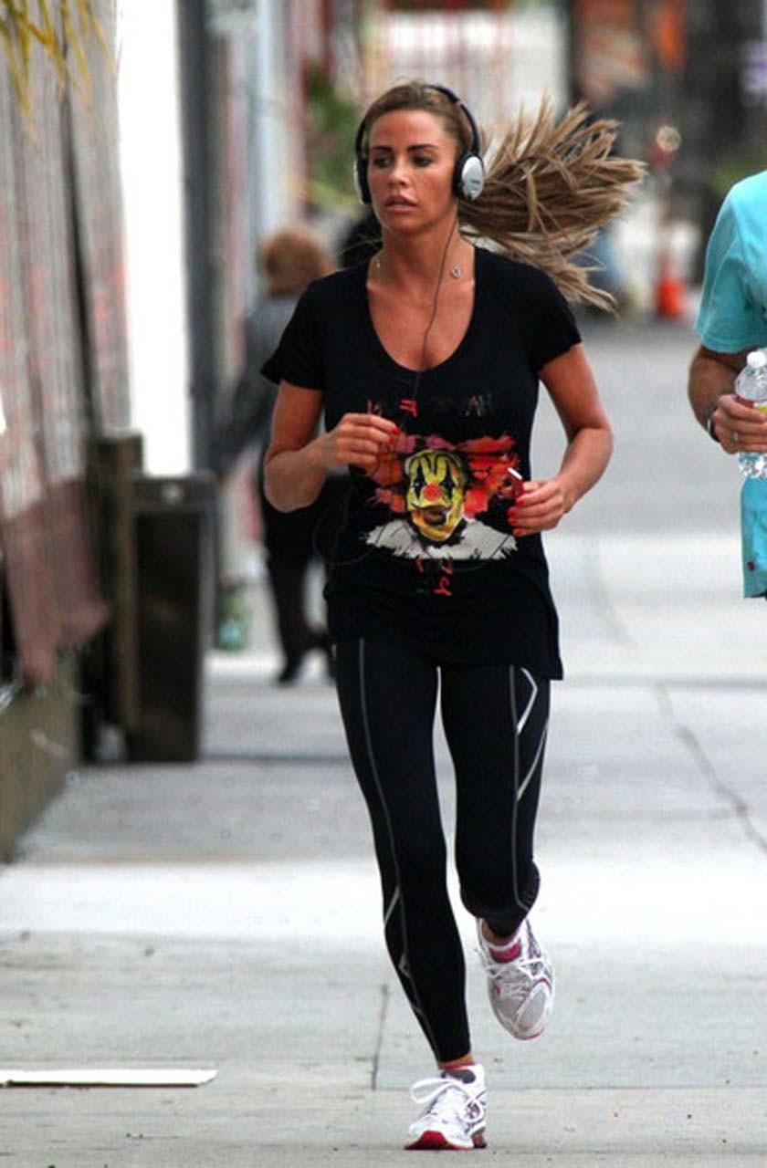 12P Katie Price Jordan showing massive cleavage paparazzi pictures