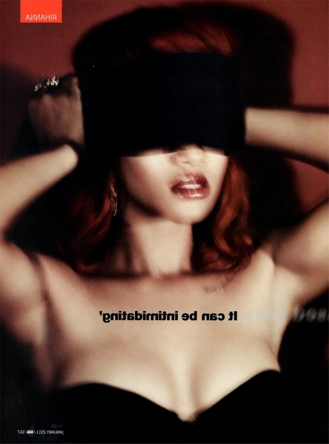 16P Rihanna sexy lingerie photoshoot for British GQ magazine January 2011 issue