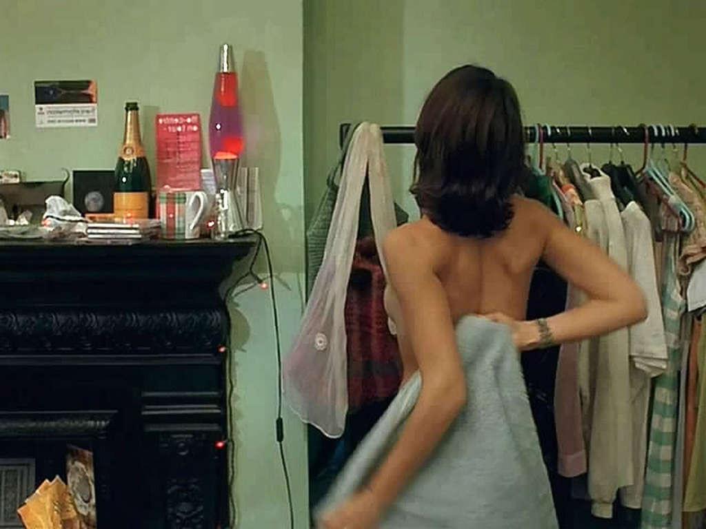 16P Jessica Alba in underwear and undressing to topless