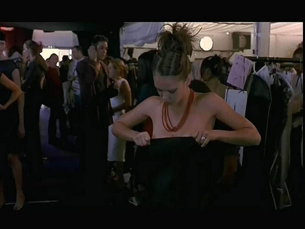 16P Jessica Alba in underwear and undressing to topless