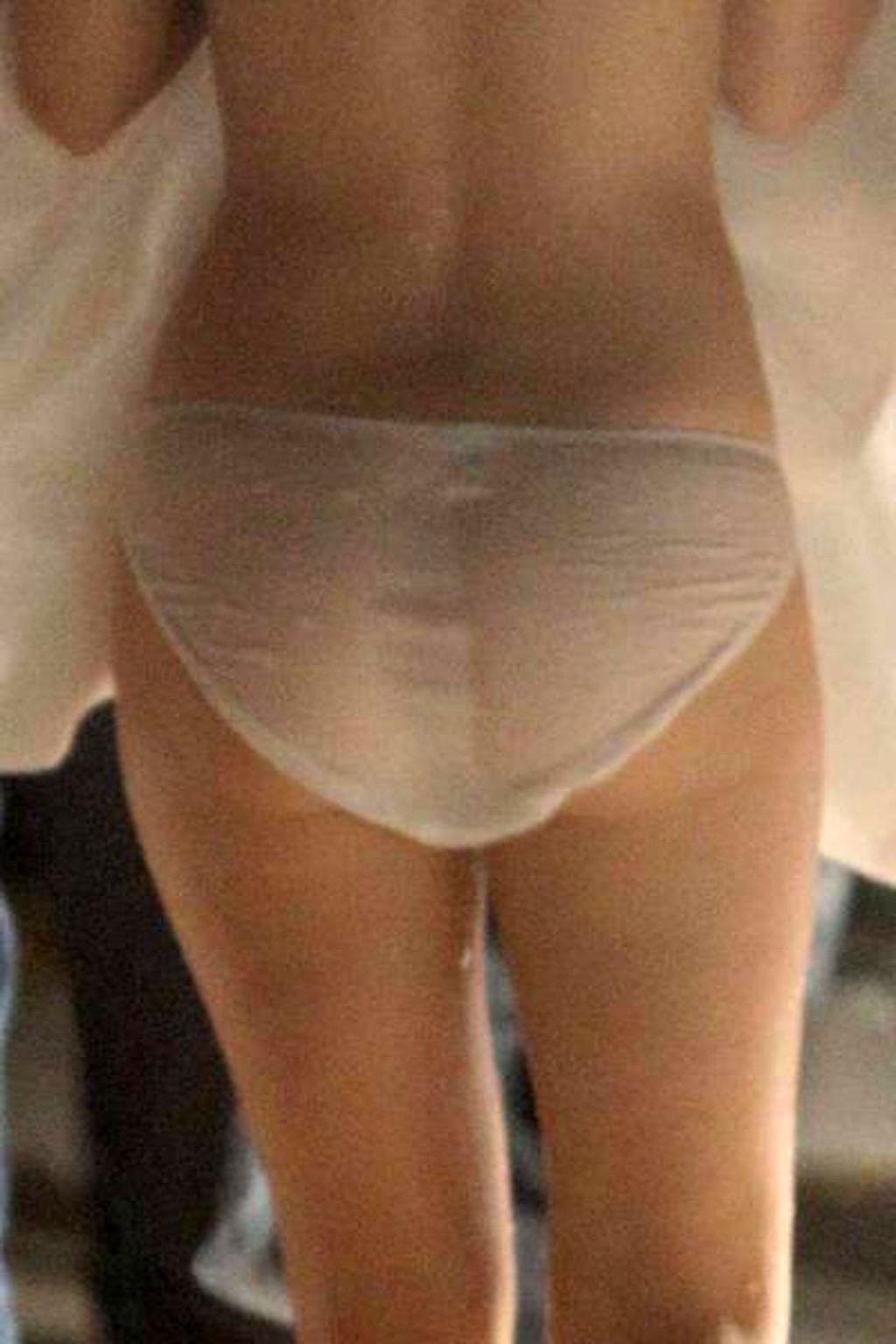 16P Katy Perry exposing her sexy body and hot ass in wet underwear
