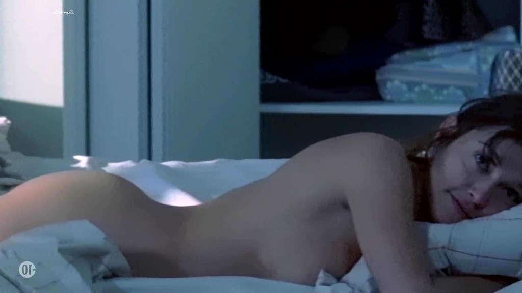 10P Emma De Caunes exposing her big tits and nipple slip