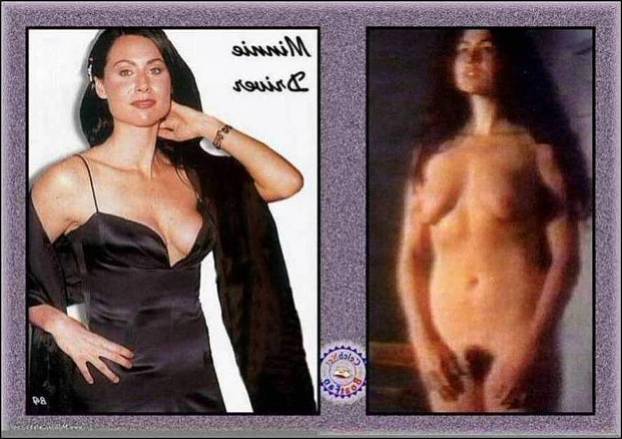 15P funny British actress Minnie Driver shows her brown betty