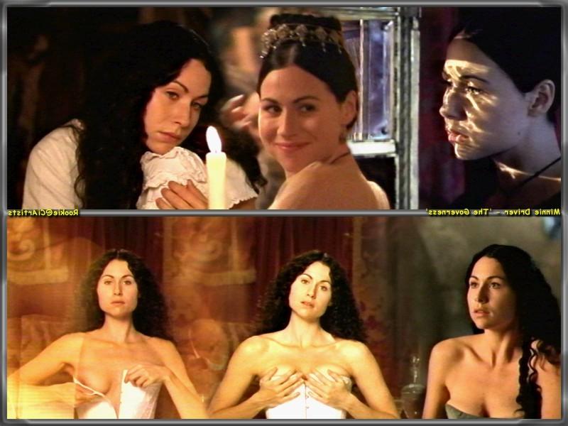15P funny British actress Minnie Driver shows her brown betty