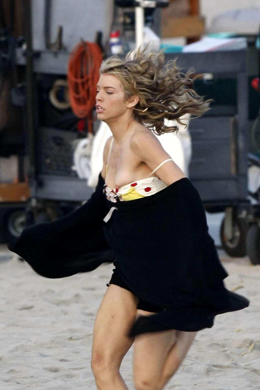 13P AnnaLynne McCord sexy and hot upskirt and nipple slip photos