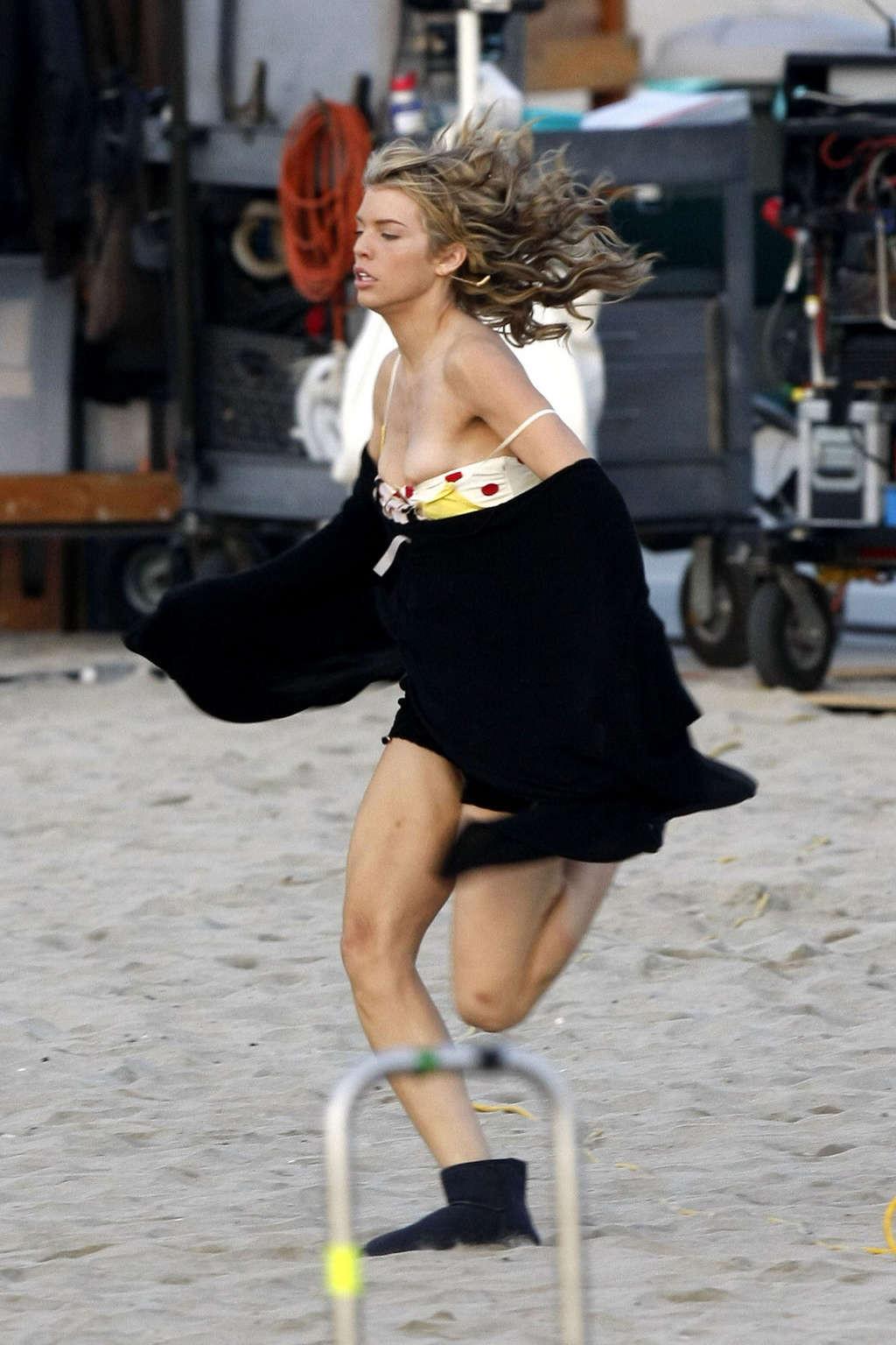 13P AnnaLynne McCord sexy and hot upskirt and nipple slip photos