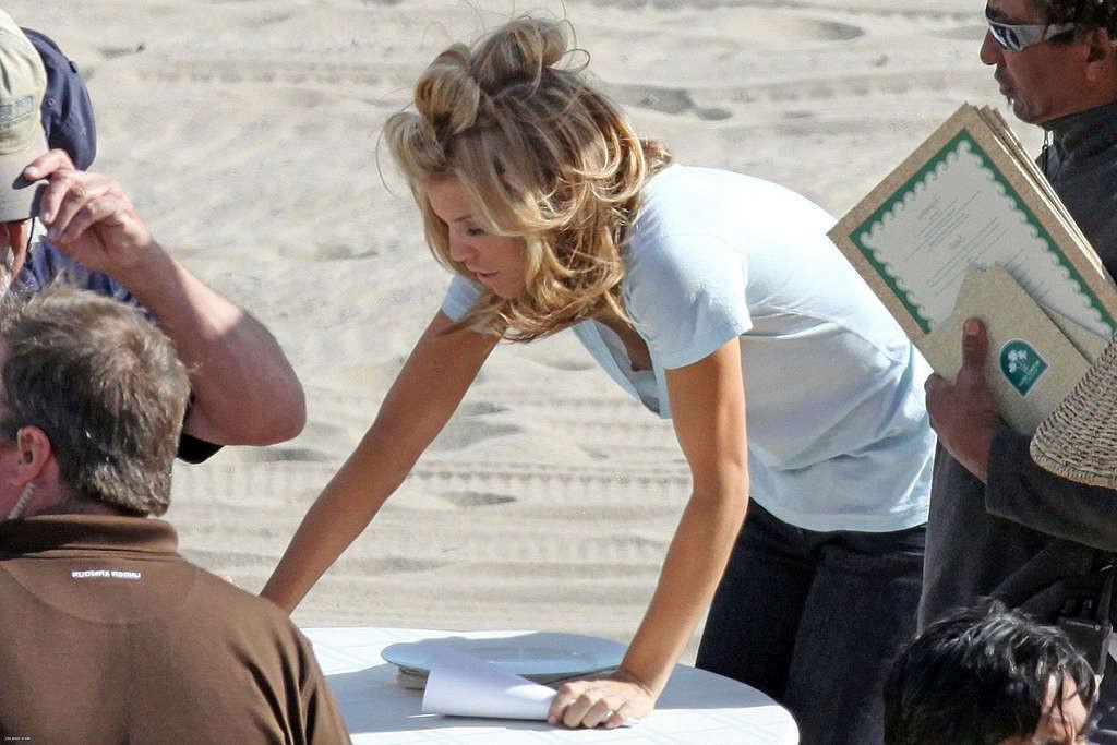16P Annalynne McCord sexy upskirt and hot nipple slip photos