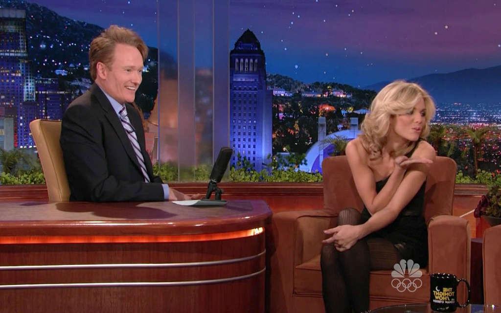 16P AnnaLynne McCord exposing her nice legs on television and nipple slip