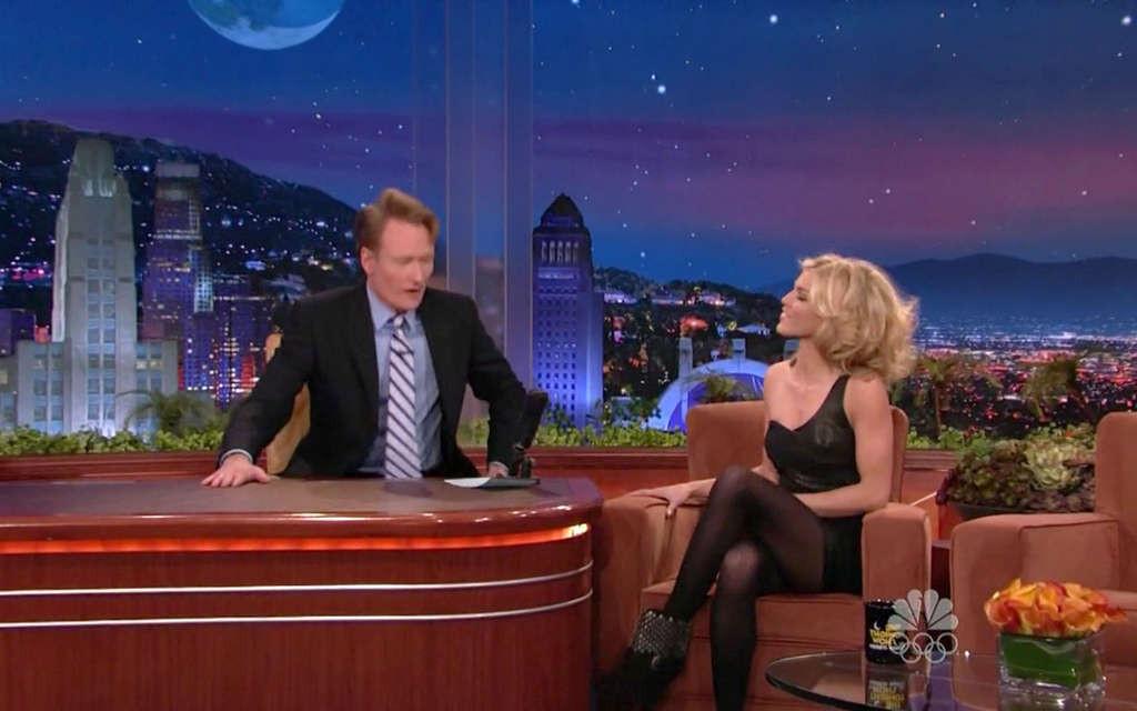 16P AnnaLynne McCord exposing her nice legs on television and nipple slip