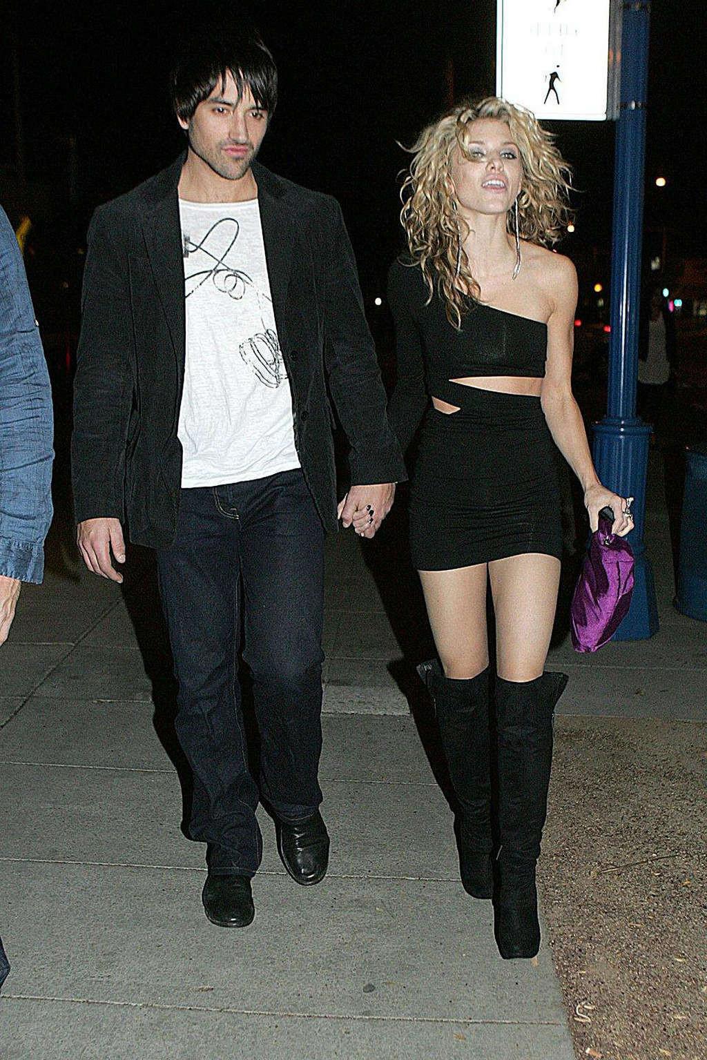 16P AnnaLynne McCord leggy and nipple slip and upskirt paparazzi pictures