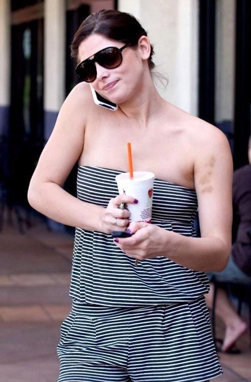 15P Ashley Greene big cleavage and nude breasts