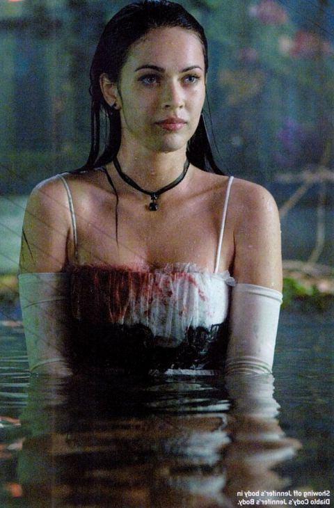 15P Megan Fox seen perky cleavage in sexy dress