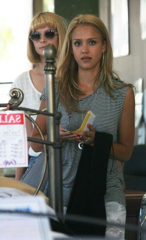 15P Jessica Alba nice perky cleavage in sexy lingerie